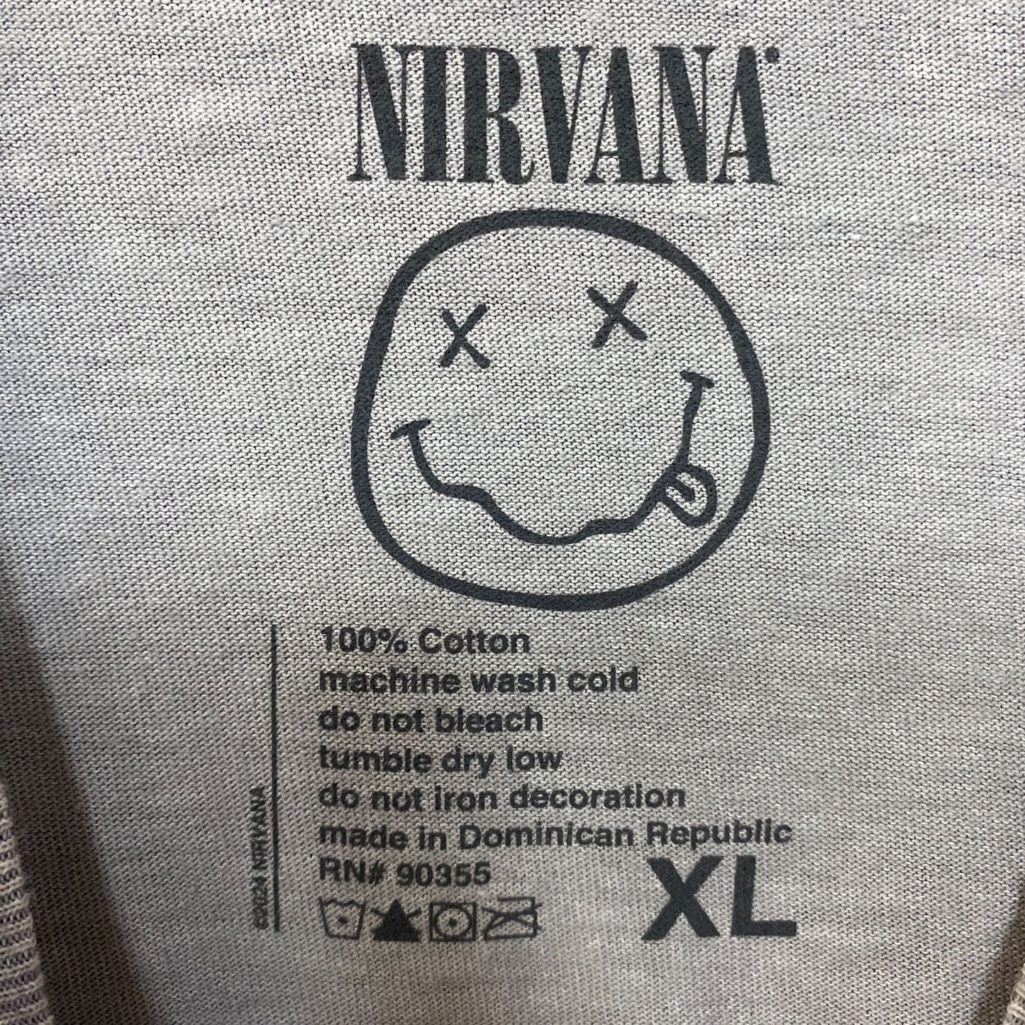 Nirvana In Utero Angel Graphic Design T-Shirt XL