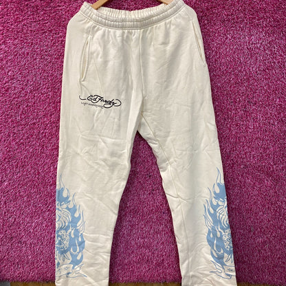 Ed Hardy x Machine Gun Kelly Americana Style Sweat Pants Size Small