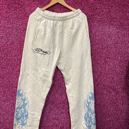 Ed Hardy x Machine Gun Kelly Americana Style Sweat Pants Size Small