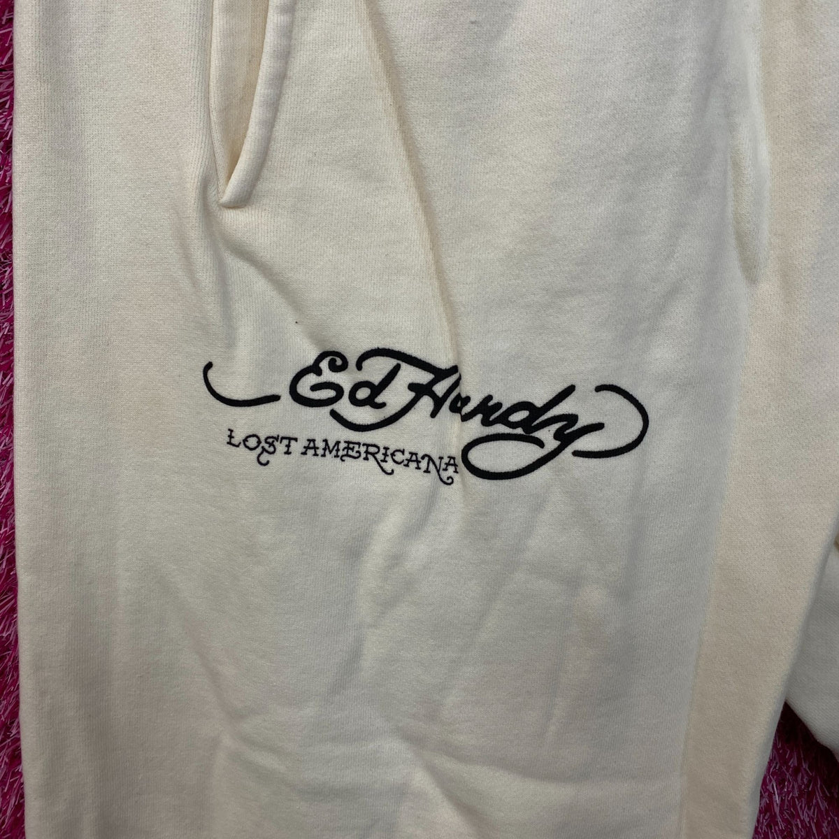 Ed Hardy x Machine Gun Kelly Americana Style Sweat Pants Size Small
