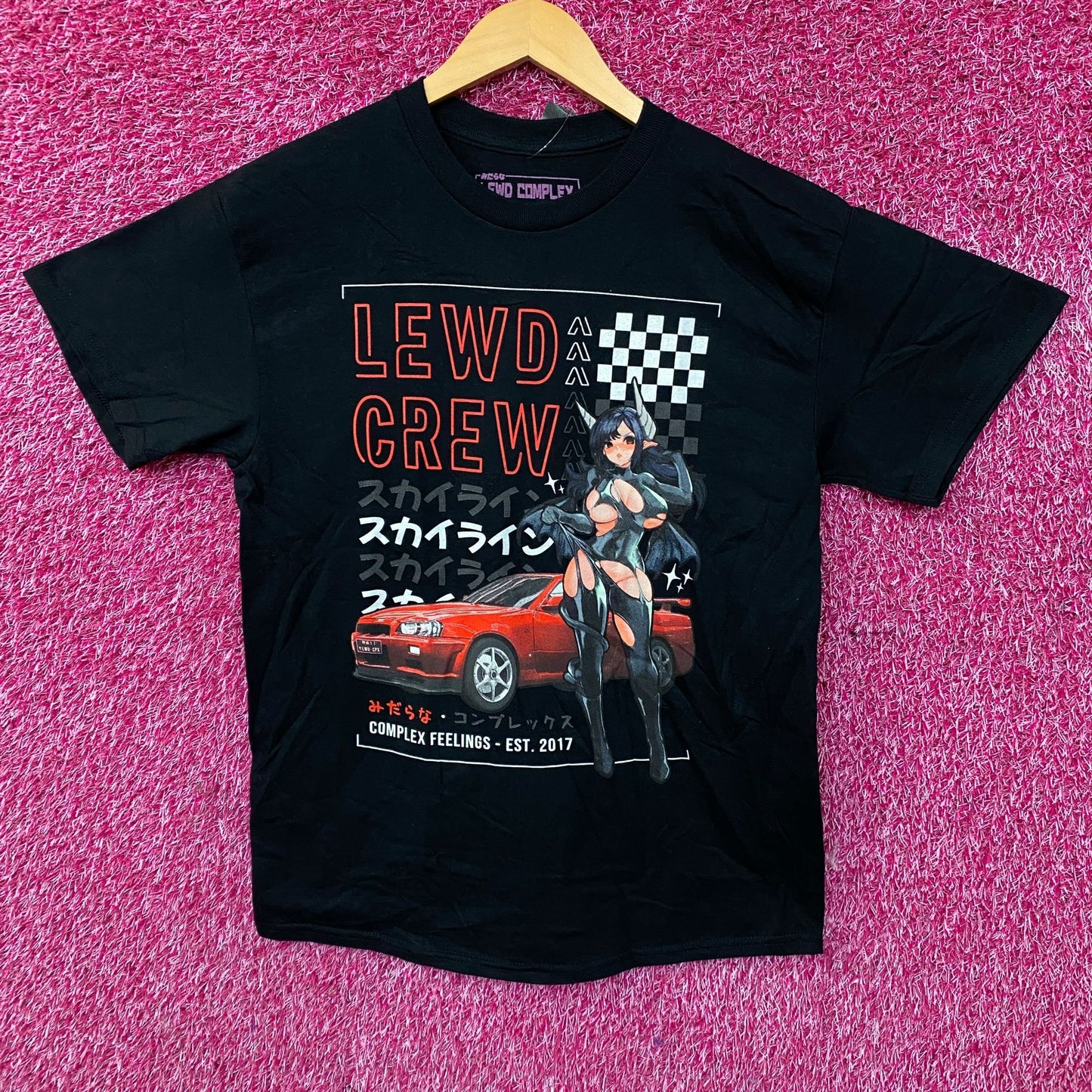 Lewd Complex Lewd Crew Nissan Skyline R34 GT-R T-Shirt Medium