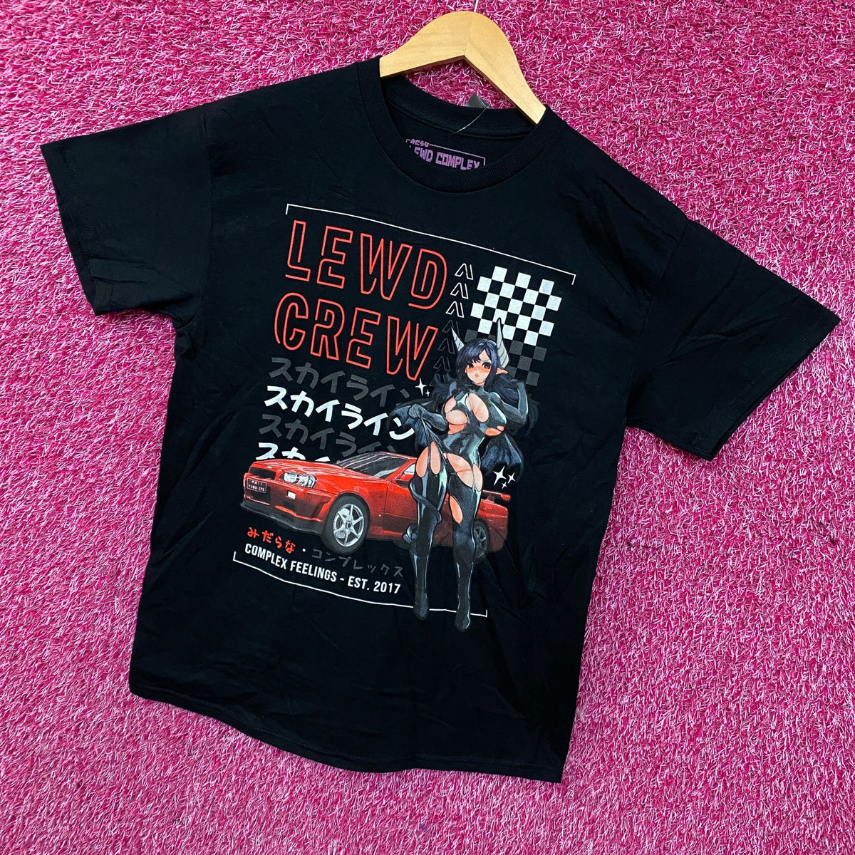 Lewd Complex Lewd Crew Nissan Skyline R34 GT-R T-Shirt Medium