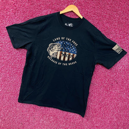 Bass Pro Shops USA Land Of The Free Graphic T-Shirt XL