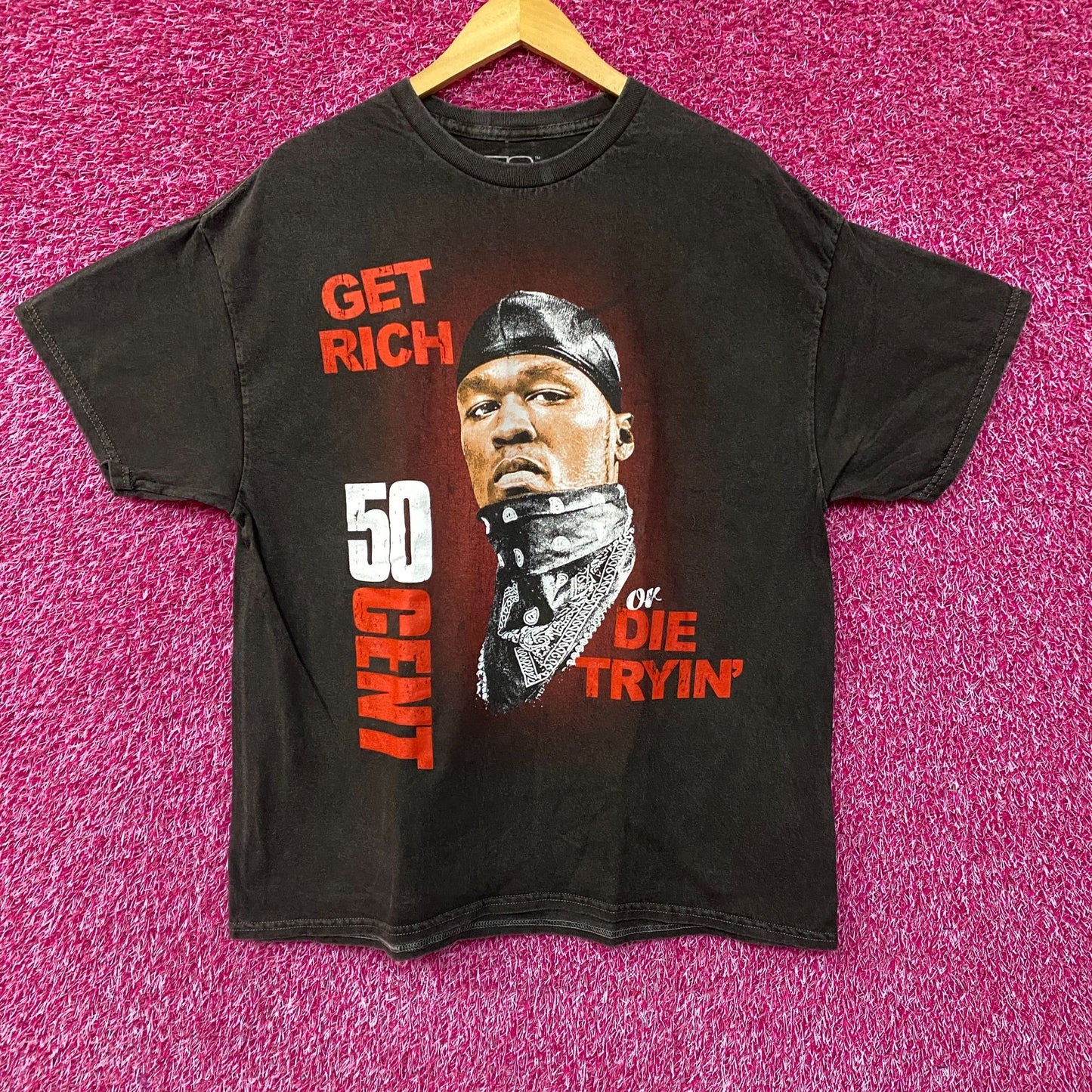 50 Cent Get Rich or Die Tryin T-Shirt Large