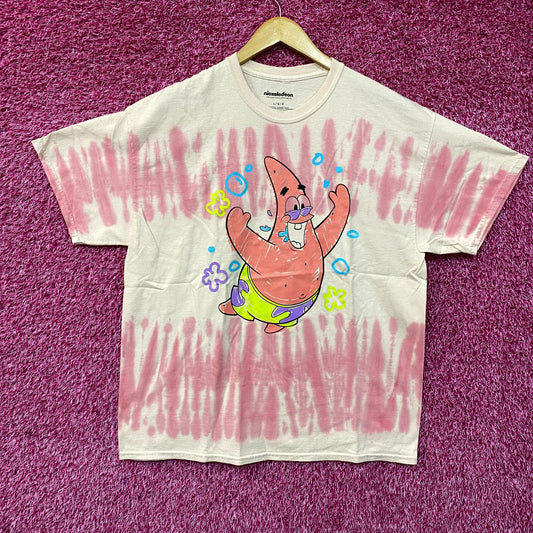 Nickelodeon SpongeBob SquarePants Patrick Star Tie Dye T-Shirt Large