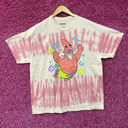 Nickelodeon SpongeBob SquarePants Patrick Star Tie Dye T-Shirt Large