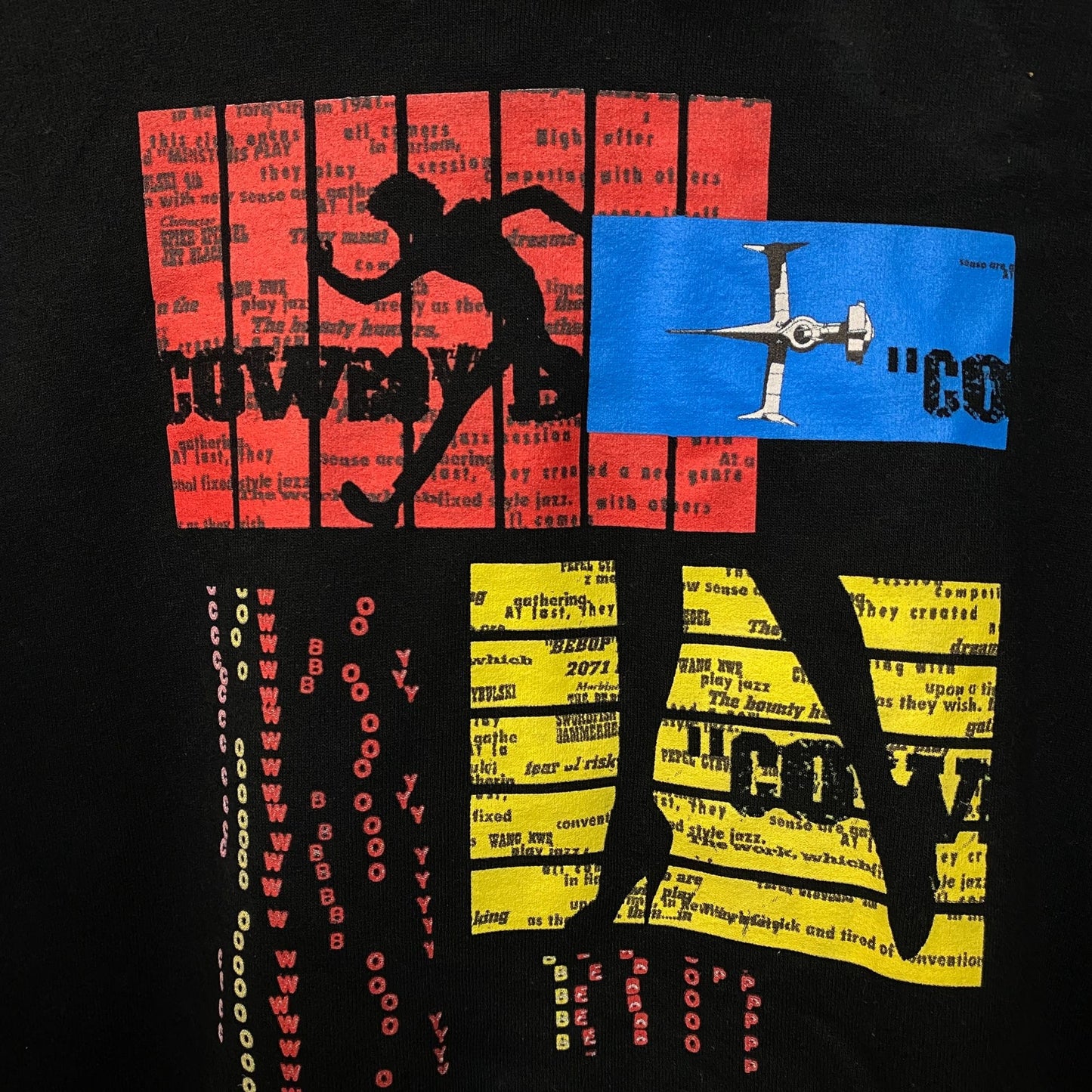 Cowboy Bebop Graphic Design Anime Hoodie Medium