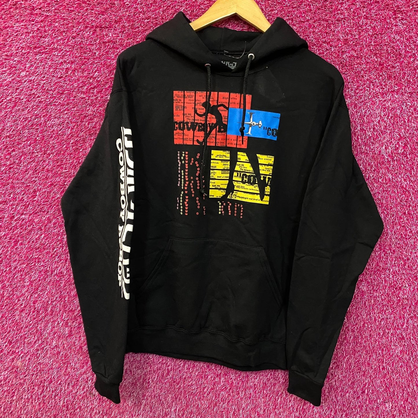 Cowboy Bebop Graphic Design Anime Hoodie Medium