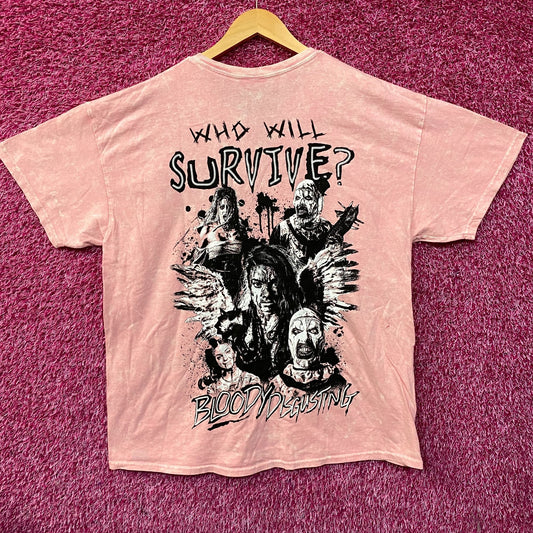 Bloody Disgusting X Terrifier Art The Clown T-Shirt Large