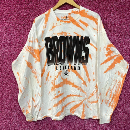 NFL Franchise AFC North Cleveland Browns Tie-Dye Long Sleeve XL