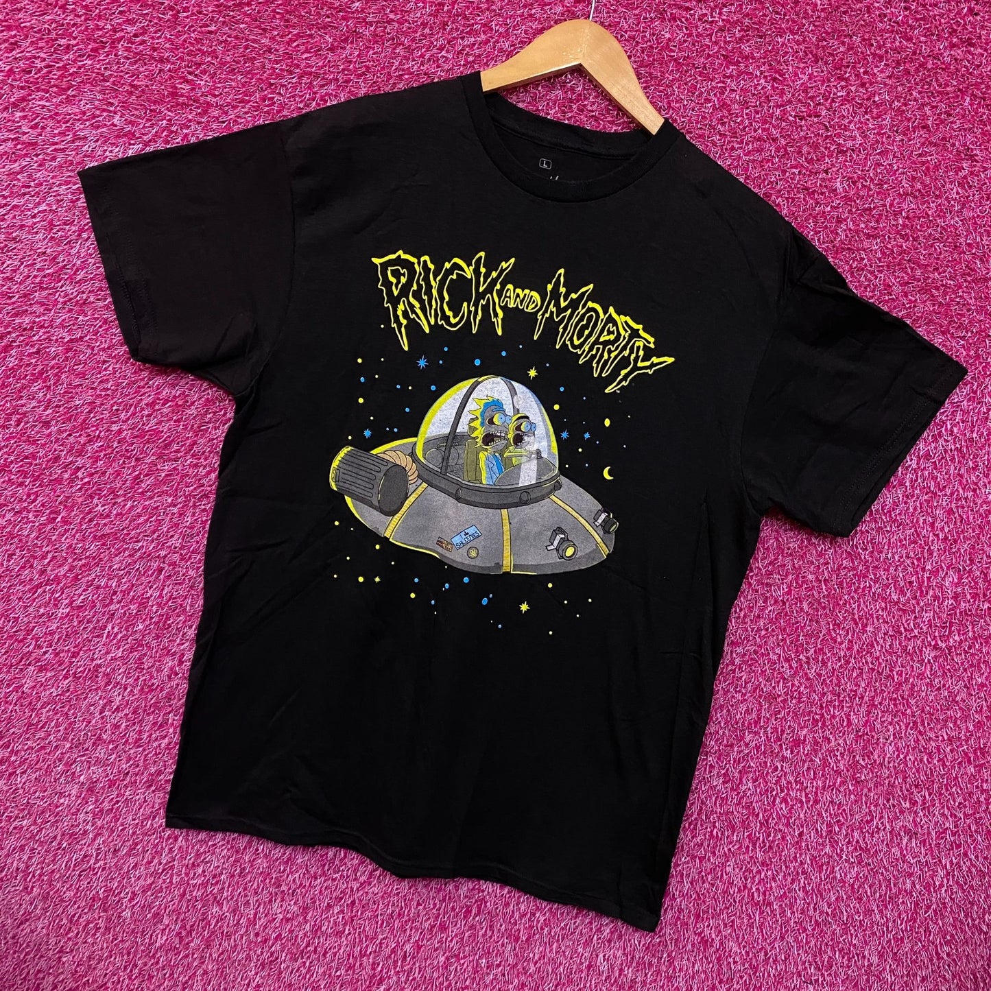 Rick and Morty Cartoon Network Adult Swim TV Series Tee L