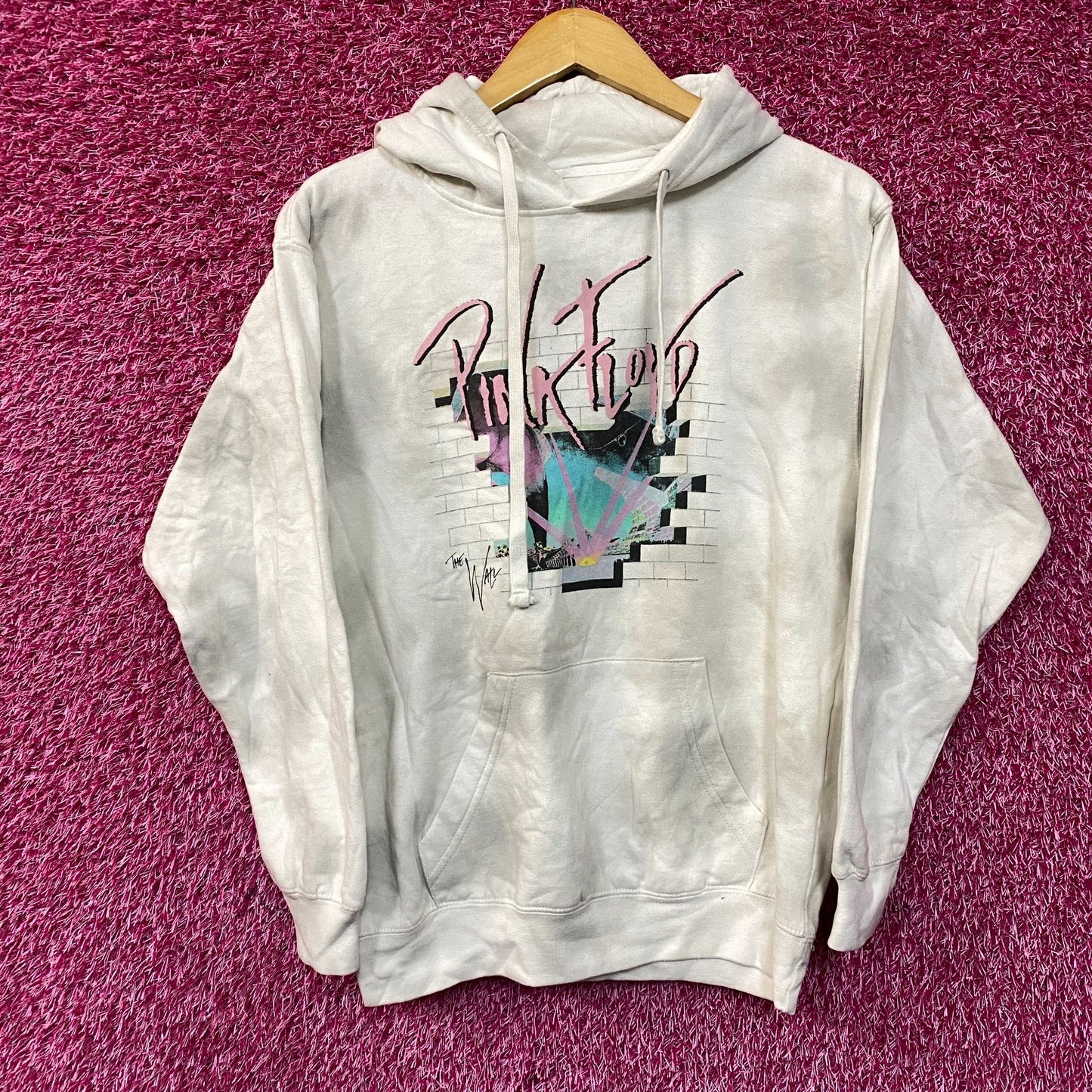Pink Floyd The Wall Graphic Print Pullover Hoodie Small