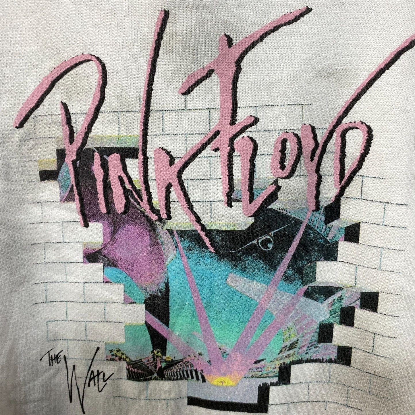 Pink Floyd The Wall Graphic Print Pullover Hoodie Small