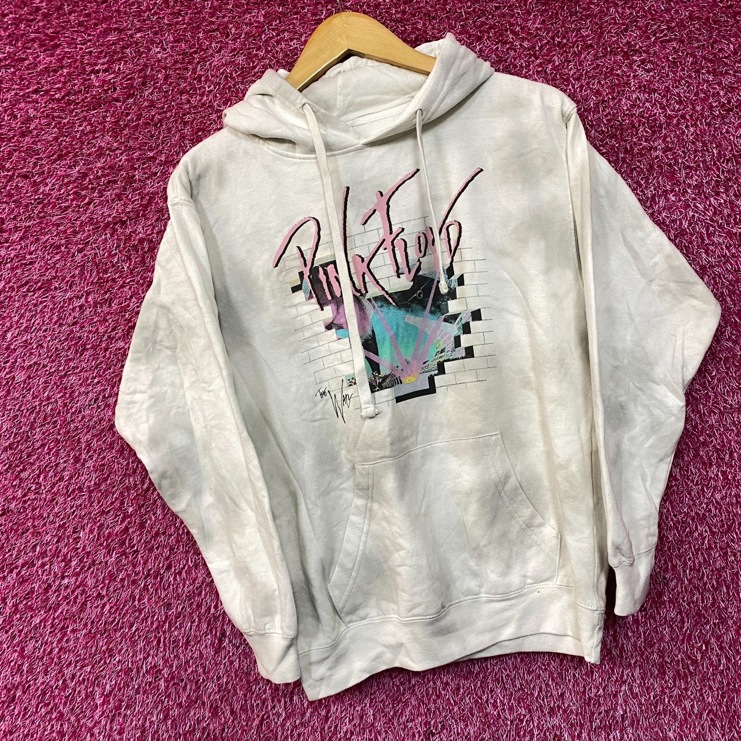 Pink Floyd The Wall Graphic Print Pullover Hoodie Small