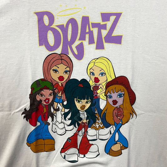 Bratz Original Dolls - Yasmin, Cloe, Jade, and Sasha Graphic T-Shirt XL