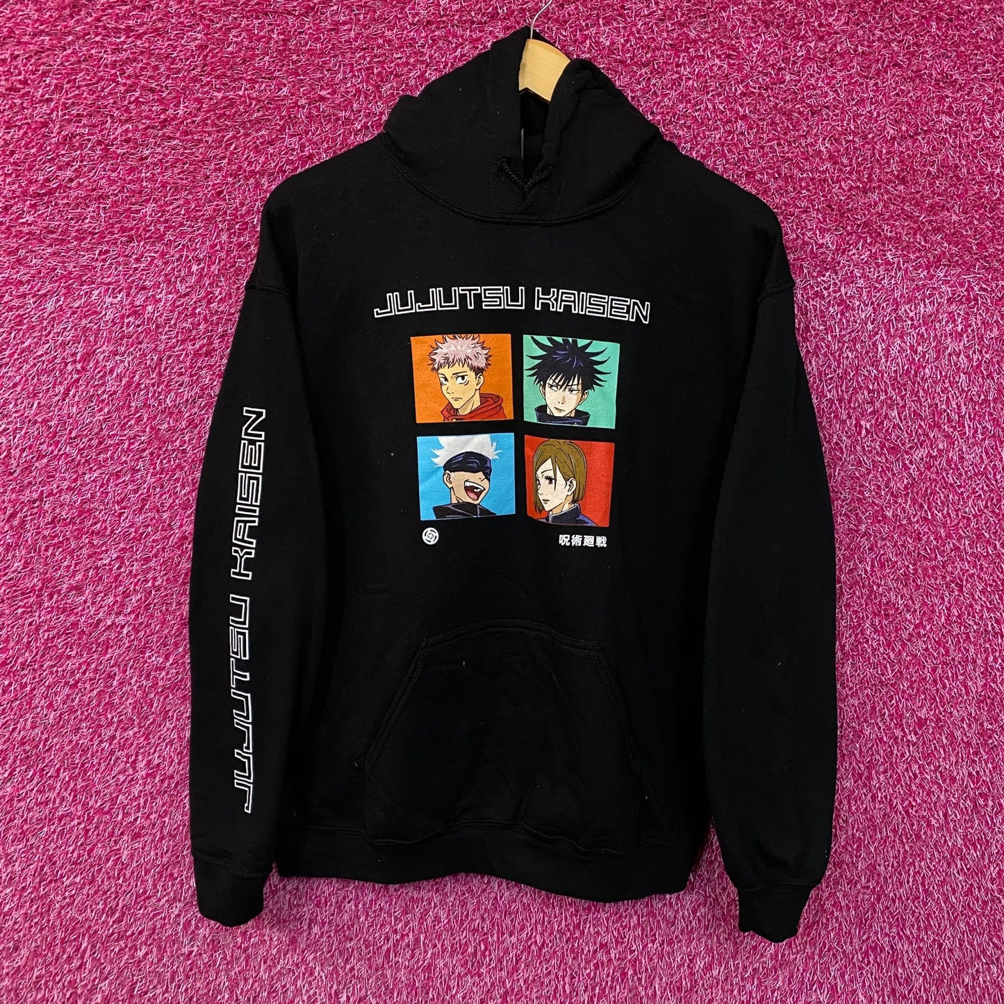 JuJuTsu Kaisen Satoro Gojo Yuji Megumi Nobara Anime Hoodie M