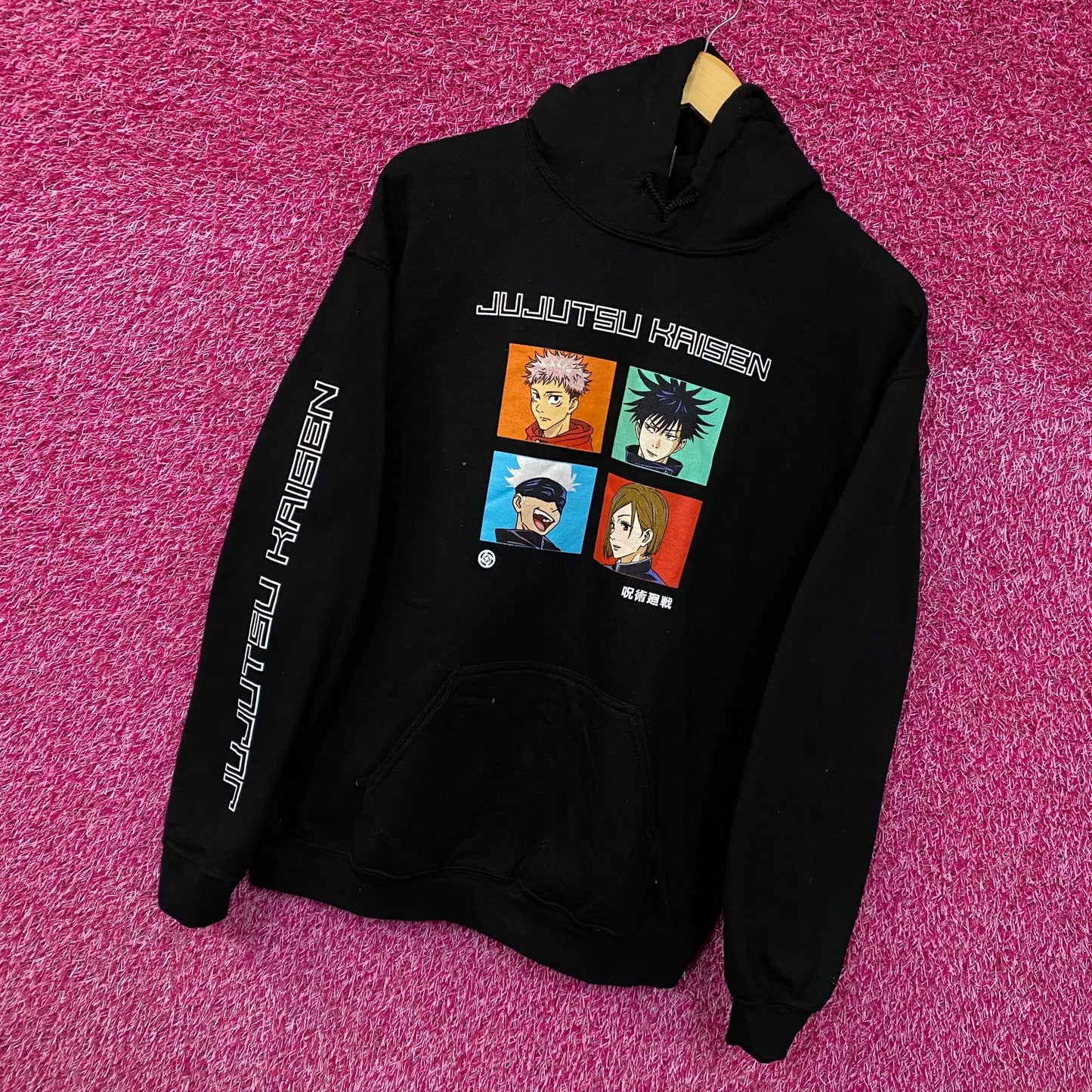 JuJuTsu Kaisen Satoro Gojo Yuji Megumi Nobara Anime Hoodie M