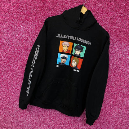 JuJuTsu Kaisen Satoro Gojo Yuji Megumi Nobara Anime Hoodie M