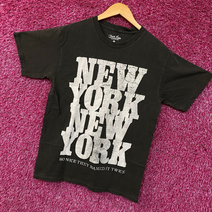 Junk Food New York So Nice They Named It Twice T-Shirt Small
