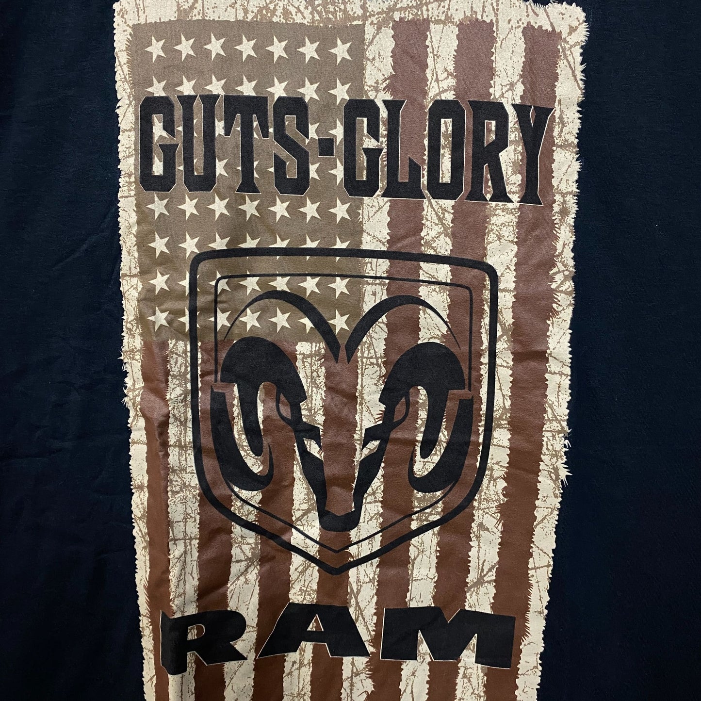 Dodge Rams Guts n Glory Classic Car Tshirt Size Large