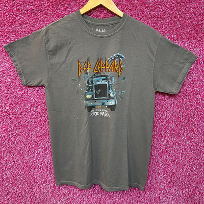 Def Leppard Through The Night Rock Tshirt size S/M