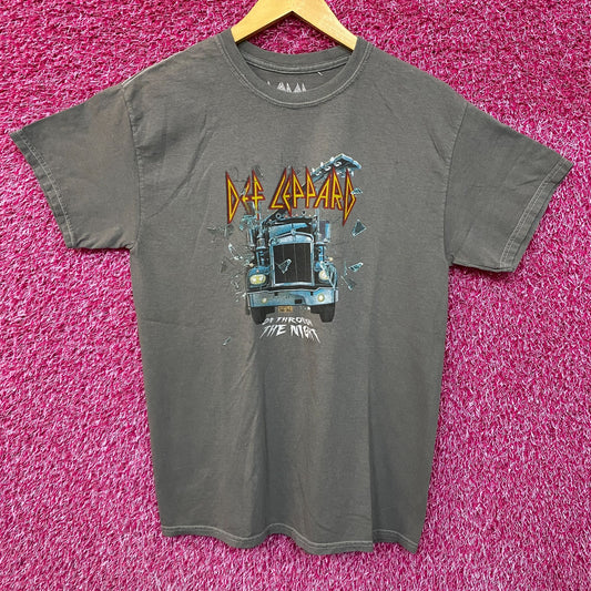 Def Leppard Through The Night Rock Tshirt size S/M
