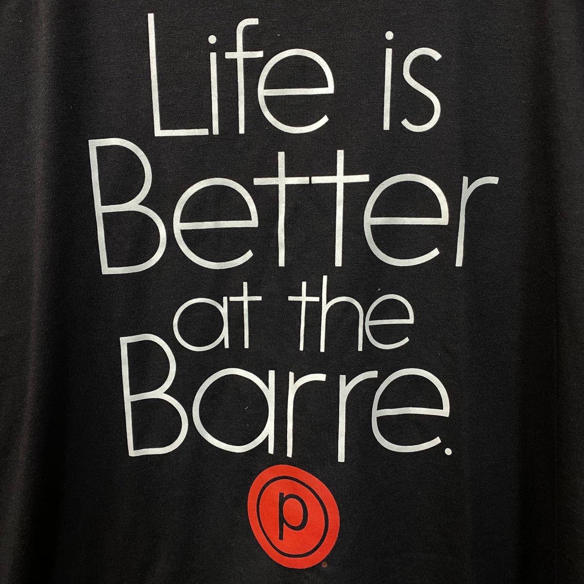 Life is Better At The Barre Wordplay Tank Top Size small