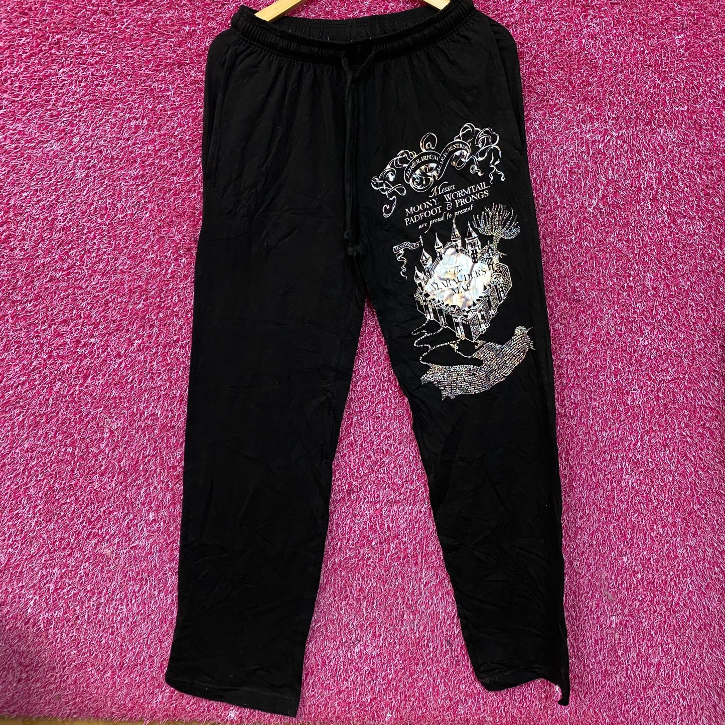 Harry Potter Marauder's Map Loungewear Pajama Pants XS