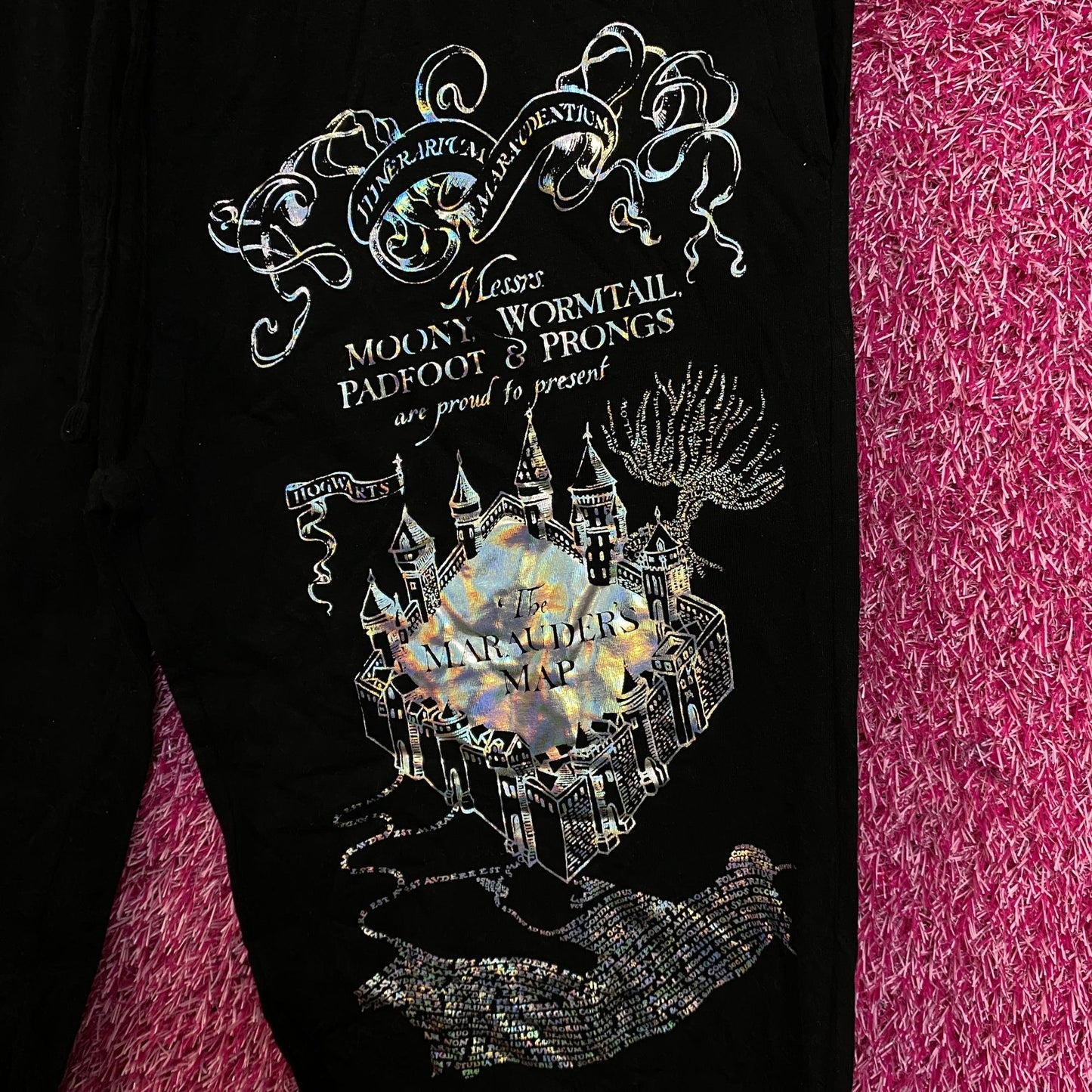 Harry Potter Marauder's Map Loungewear Pajama Pants XS