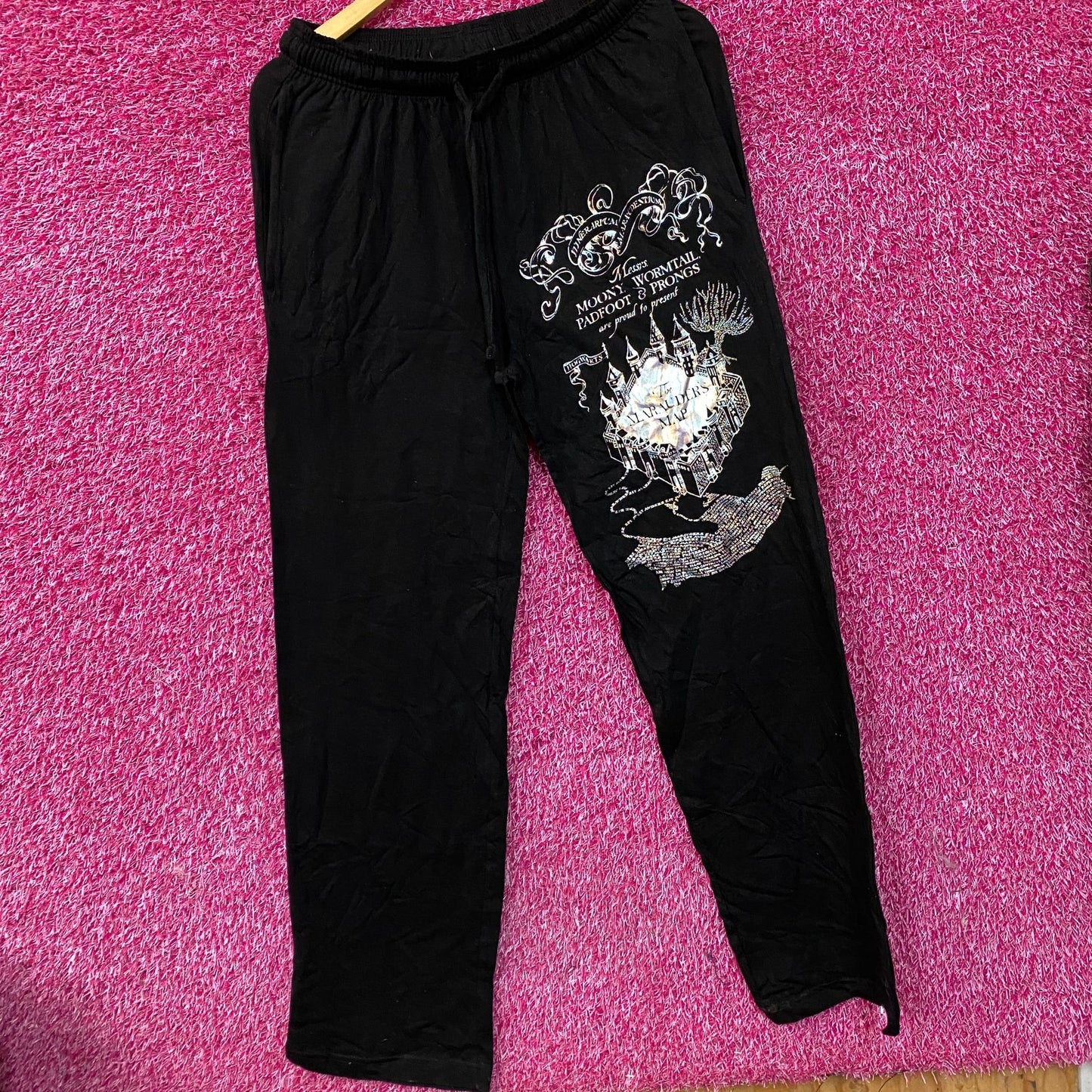 Harry Potter Marauder's Map Loungewear Pajama Pants XS