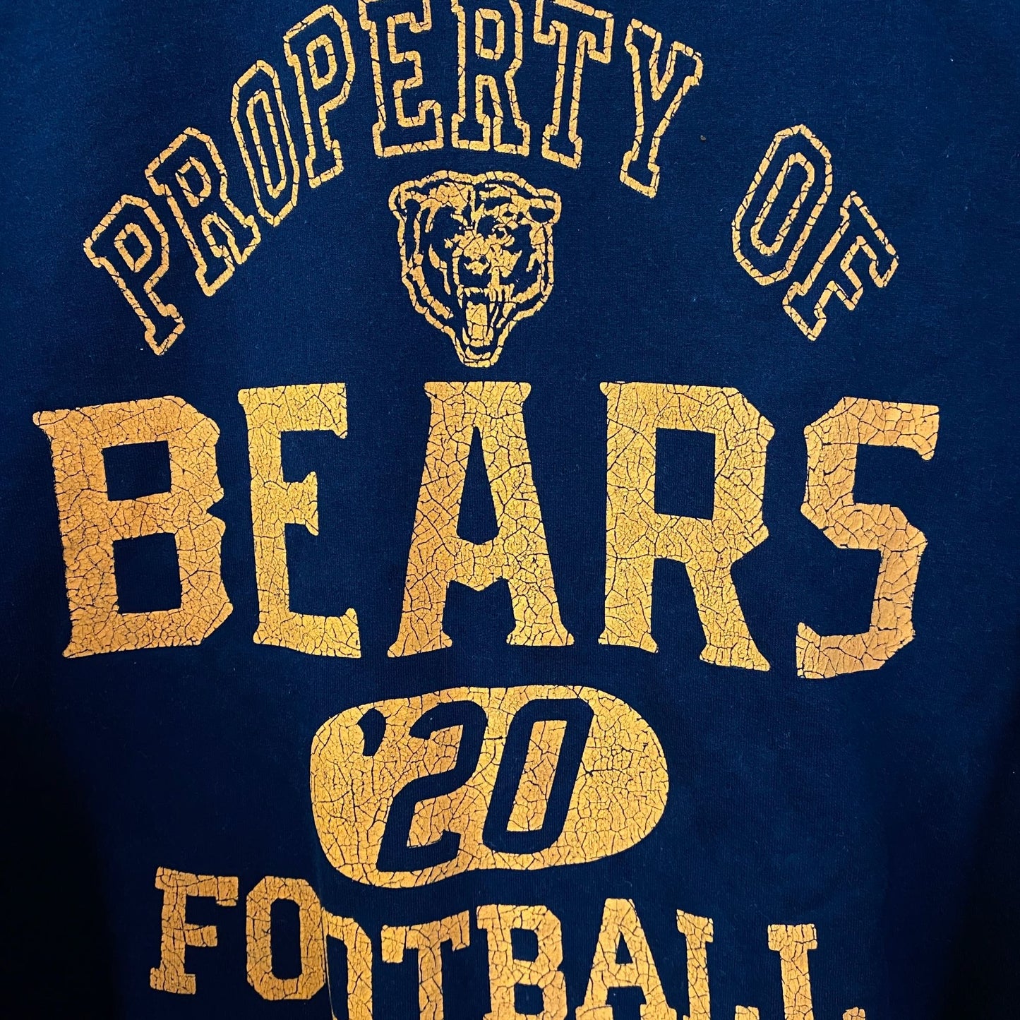 Junk Food Clothing Chicago Bears Property Flea Market Crew Sweatshirt XS