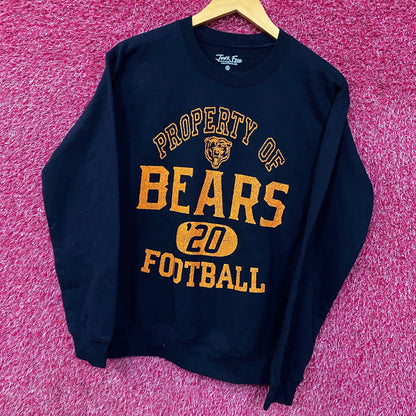 Junk Food Clothing Chicago Bears Property Flea Market Crew Sweatshirt XS