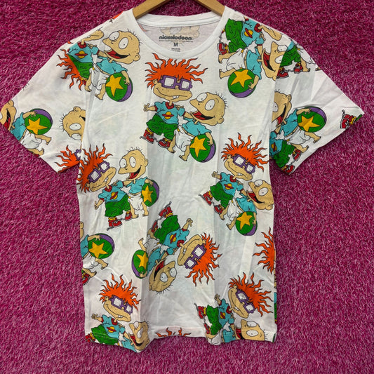 Rugrats Tommy and Chucky all over print Tshirts size medium