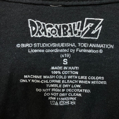 Dragon Ball Z Goku Super Saiyan Anime Long Sleeve Crop Top Small