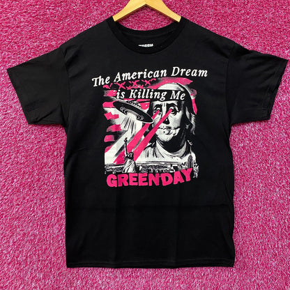 Green Day American Dream Abduction Saviors Album T-Shirt Large