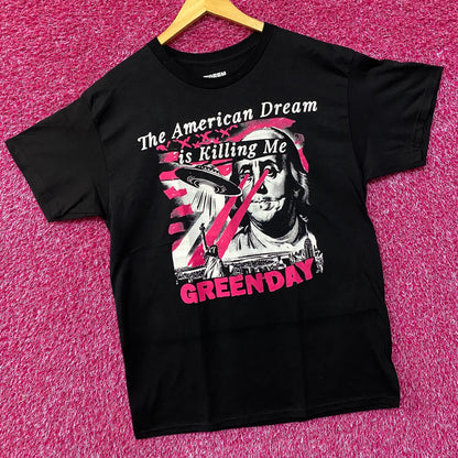 Green Day American Dream Abduction Saviors Album T-Shirt Large