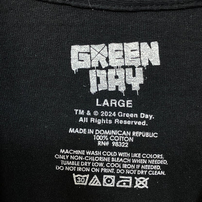 Green Day American Dream Abduction Saviors Album T-Shirt Large