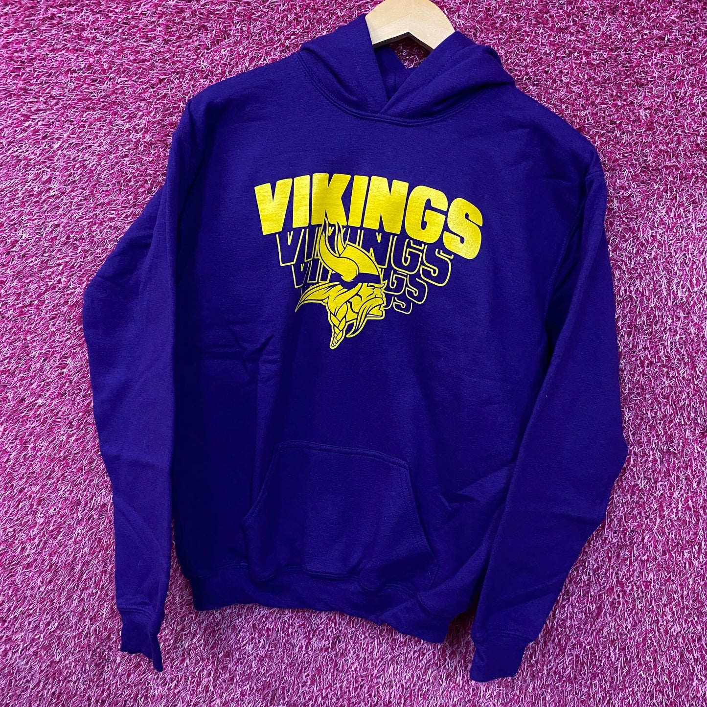 Minnesota Vikings Logo Graphic Pullover Hoodie XL