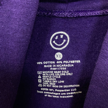Minnesota Vikings Logo Graphic Pullover Hoodie XL