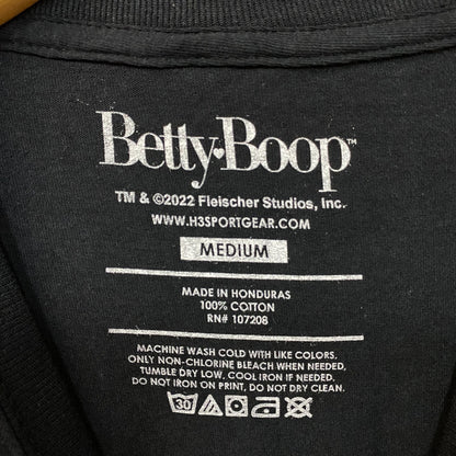 Betty Boop Rose Design T-Shirt Medium