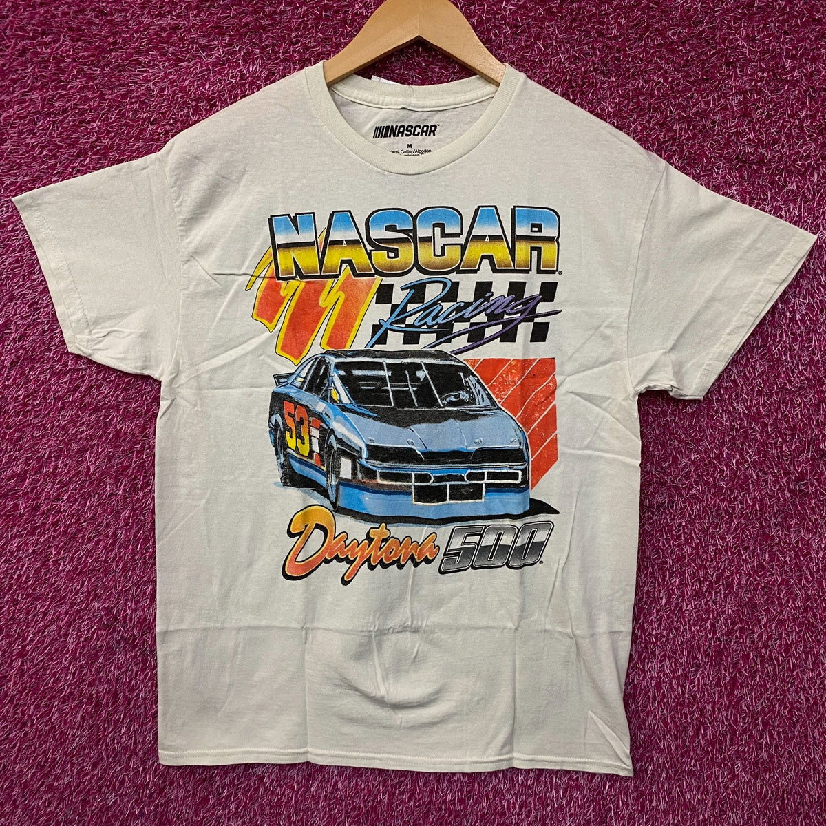 NASCAR Daytona 500 Retro Style Graphic Tee Medium