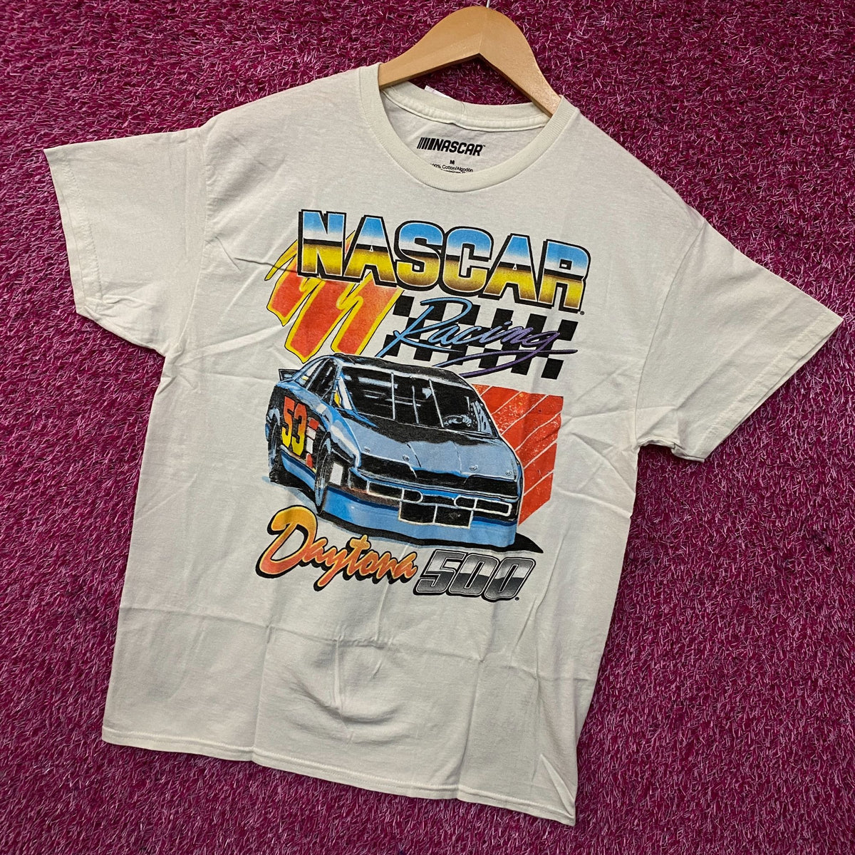 NASCAR Daytona 500 Retro Style Graphic Tee Medium