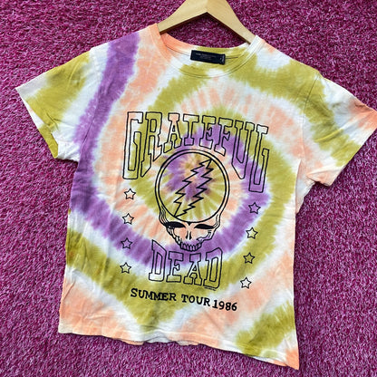 Junk Food Grateful Dead Summer Tour Tie Dye Vintage Style T-Shirt Small