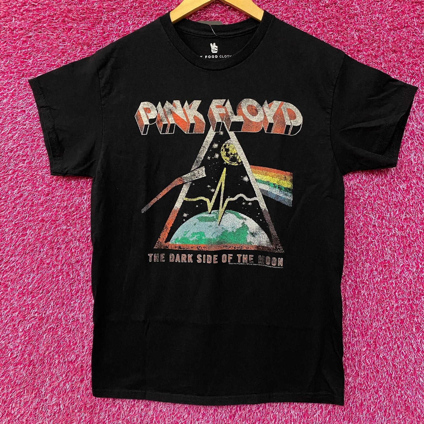 Pink Floyd Dark Side Of The Moon Graphic Design T-Shirt Small