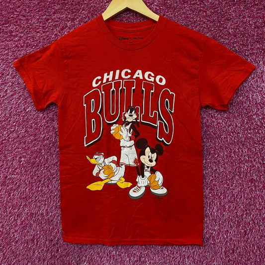Junk Food Chicago Bulls x Disney Mickey Squad Graphic T-Shirt XS
