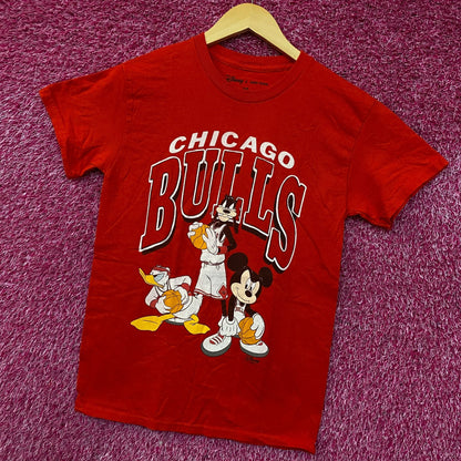 Junk Food Chicago Bulls x Disney Mickey Squad Graphic T-Shirt XS