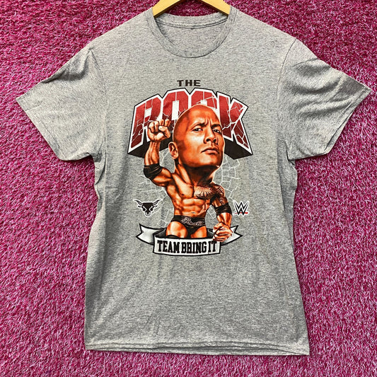 WWE Dwayne The Rock Johnson Bring It Team T-Shirt Small