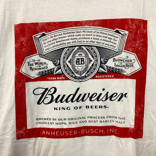 World Renowned Budweiser King Of Beers T-Shirt XXL