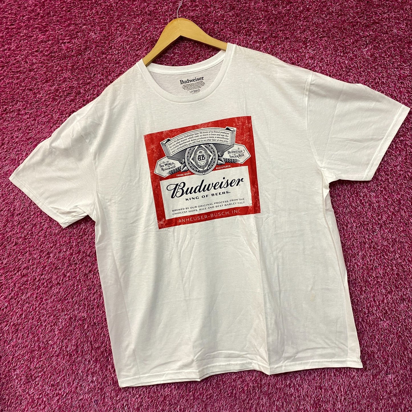 World Renowned Budweiser King Of Beers T-Shirt XXL