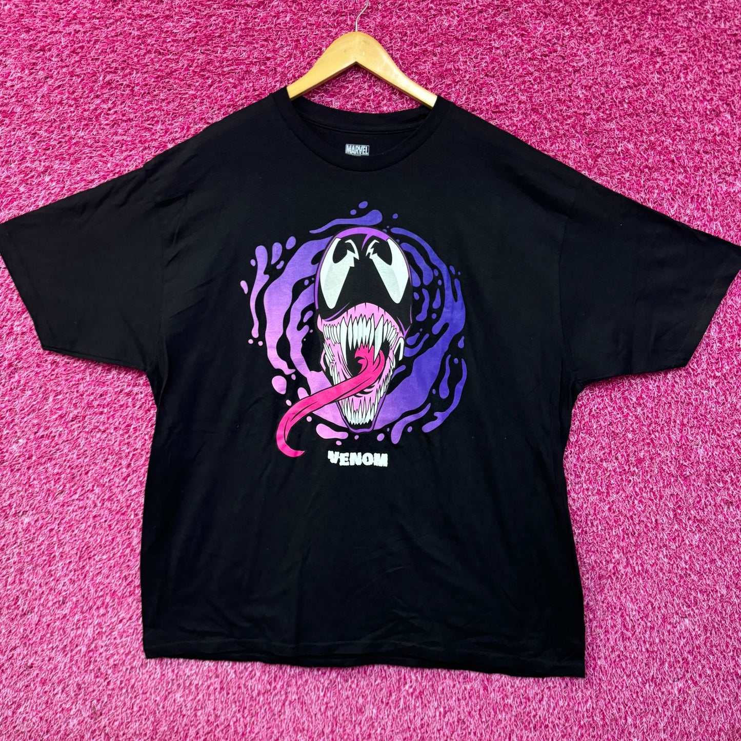 Venom Face ombre swirl T-shirt size 3XL